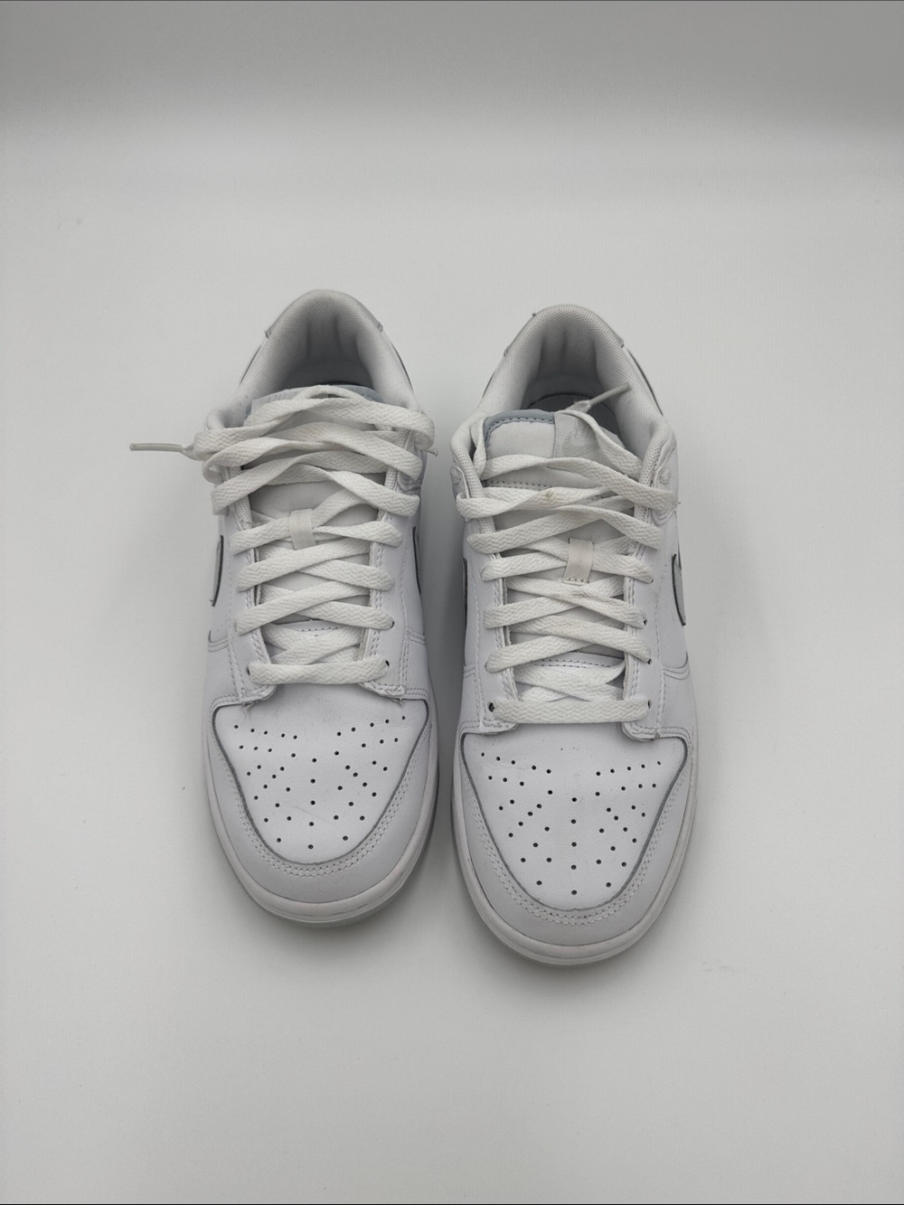 Nike Red and White Dunk Low Retro Box Label - Picture 5 of 6